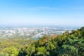 View Chiang Mai city from Doi Suthep Mountain