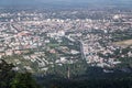 View of Chiang Mai from Wat Phrathat Doi Suthep Temple Royalty Free Stock Photo