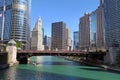 Chicago River City View Royalty Free Stock Photo