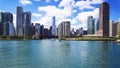 View of Chicago from the Lake Royalty Free Stock Photo