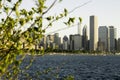 View of Chicago and Lake Michigan