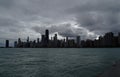 View of Chicago and Lake Michigan. USA. Royalty Free Stock Photo