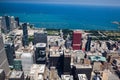 View on Chicago skyline panorama