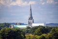 View of Chichester Cathedral from Poyntz Bridge