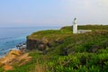 View of Chilaibi Lighthouse, near Chisingtan Scenic Area, located at Hualien, Royalty Free Stock Photo
