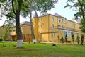 View of the children`s orthopaedic sanatorium `Pioneersk.` City of Pioneerskiy, Kaliningrad region