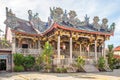 View at the Chinese clan temple Leong San Tong in George town,Penang - Malaysia Royalty Free Stock Photo