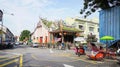 View of the Chinese temple at Georgetown in Penang, Malaysia Royalty Free Stock Photo