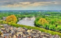 View of Chinon from the castle - France Royalty Free Stock Photo