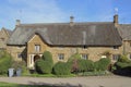 View of Chipping Campden cottage in Spring Royalty Free Stock Photo