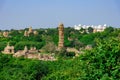 View of Chittor or Chittorgarh Fort which was the capital of old Mewar dynasty. It is one of the largest forts in India & listed