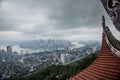 A view of Chongqing city from the top of a hill