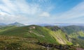 View of Chornogora mountain ridghe, Carpathians, Ukraine