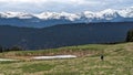 View on the Chornohirsky ridge, the Carpathian mountains, Ukraine, nature.