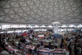 View of Chorsu market from the inside from the second floor. Tashkent Uzbekistan 29 Apr 2019