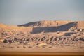 Chott Jerid- endorheic salt lake in southern Tunisia Royalty Free Stock Photo