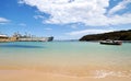 Chowder Bay and military ship Sydney, Australia