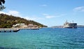 Chowder Bay and military ship Sydney, Australia