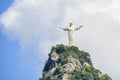 View of Christ the Redeemer, Rio de Janeiro, Brazil Royalty Free Stock Photo