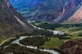 View of the Chulyshman highlands. altai republic