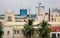 View of the church at Baclaran district in Manila, Philippines Royalty Free Stock Photo