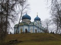 View of the church in the city of Cesis