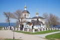 View of the Church of Constantine and his mother Helena, sunny may day. Sviyazhsk, Tatarstan