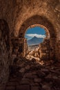 View from the church at Gramvousa Royalty Free Stock Photo