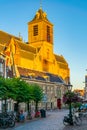 View of church Hooglandse Kerk in Leiden, Netherlands Royalty Free Stock Photo