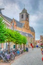 View of church Hooglandse Kerk in Leiden, Netherlands Royalty Free Stock Photo