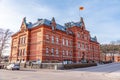 View of the church house in Sundsvall, Sweden Royalty Free Stock Photo