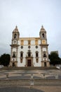 View of the church of Igreja da Ordem Terceira de Nossa Senhora do Monte do Carmo Faro, Portugal Royalty Free Stock Photo