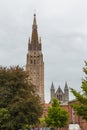 View of the Church of Our Lady, Bruges, Belgium Royalty Free Stock Photo