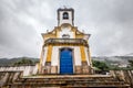 View of a church of ouro preto in minas gerais