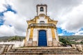 View of a church of ouro preto in minas gerais