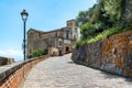 Church S. Nicola of the village of Savoca, Sicily Royalty Free Stock Photo