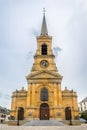 View at the church of Saint Peter and Paul in Buillon - Belgium