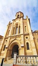 View with church of San Cebria de Tiana, Barcelona