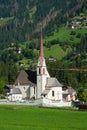 View of the church of San Pancrazio (Kirche St. Pankraz) in Mareta Royalty Free Stock Photo