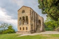 View at the Church of Santa MarÃÂ­a del Naranco in Oviedo - Spain Royalty Free Stock Photo