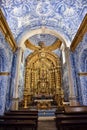 View of the church Sao Lourenco in Almancil from the street, Loule, Algarve, Portugal