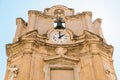 View of the church of the Souls of Purgatory or Anime del Purgatorio in Trapani town, Italy