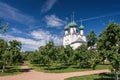 View of the Church of St. Gregory the Theologian in Rostov, Golden Ring Russia. Royalty Free Stock Photo