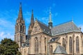 The Church of St. Ludmila in Prague. Royalty Free Stock Photo