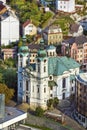 View of Church of St. Mary Magdalene,Karlovy Vary Royalty Free Stock Photo