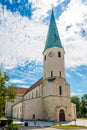 View at the church of St.Vitus in Laa an der Thaya - Austria Royalty Free Stock Photo