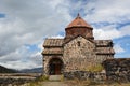 View of the church of Surp Astvatsatsin. Sevanavank. Gegharkunik province. Armenia