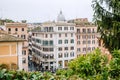 View from the church of Trinita dei Monti at Spanish Steps