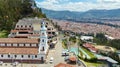 View of the Church of Turi overlooking Cuenca. Ecuador Royalty Free Stock Photo