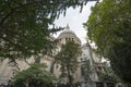 View from churchyard gardens to St Pauls - LONDON, ENGLAND - SEPTEMBER 14, 2016